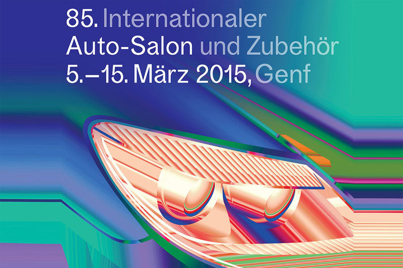 Autosalon Genf 2015 Plakat