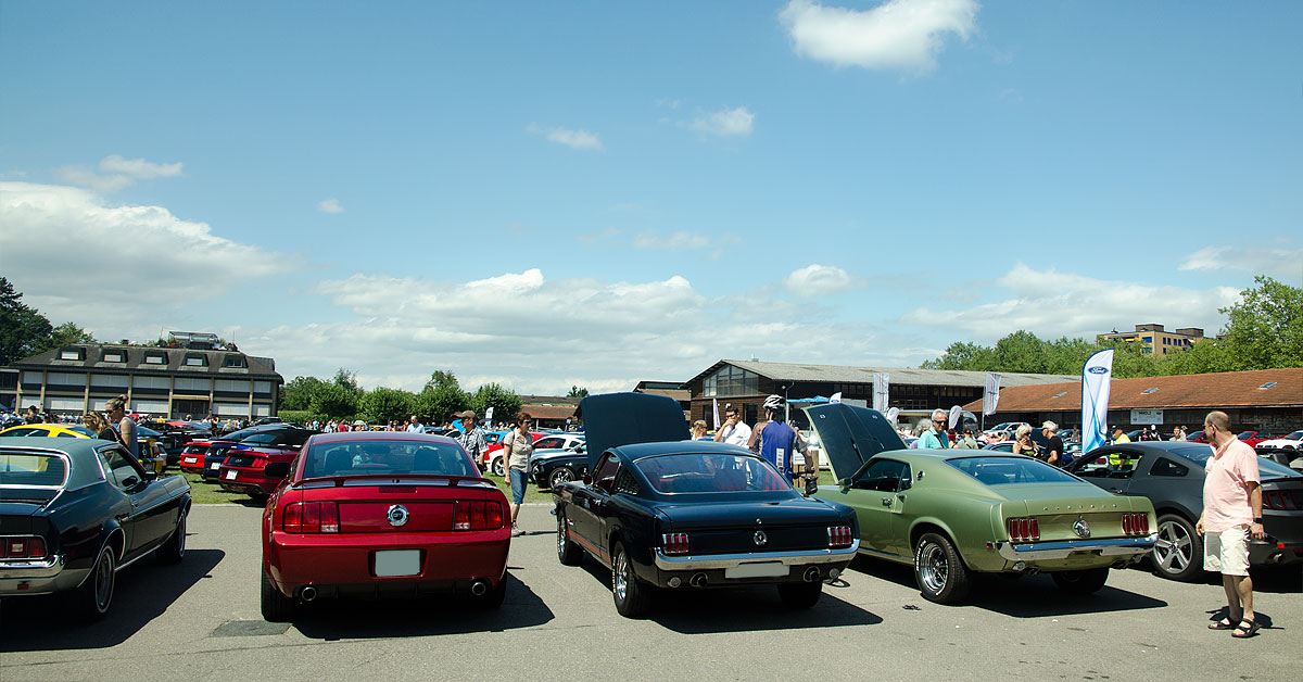 Ford Mustang & Shelby Treffen in Zug vom 5. August 2017