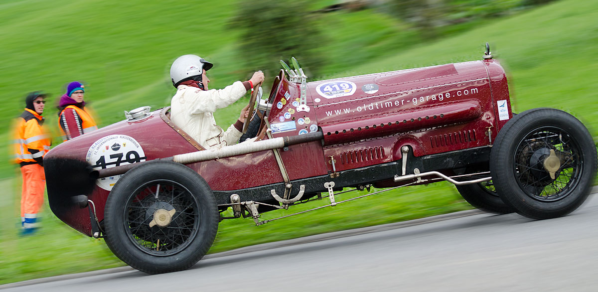 Pitt Jung mit seiner Marmon T 68 aus dem Jahre 1928. 3300 ccm3 mit 8 Zylinder und 90 PS.