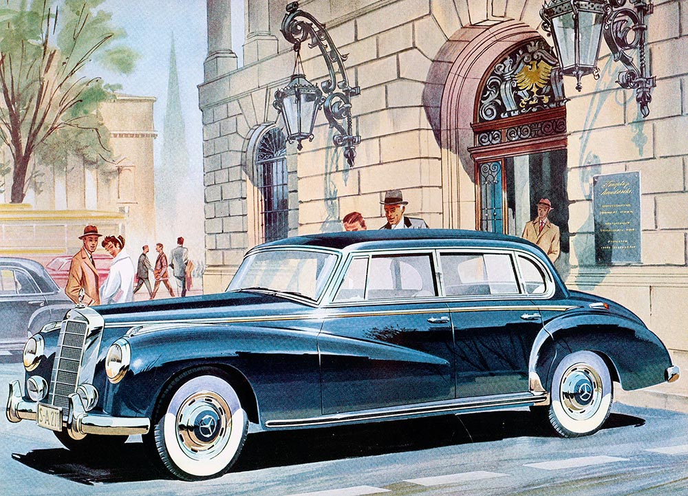 70 Years Of Mercedes Benz 300 Adenauer W 186 Ii Bis W 189 Carpixx S Oldtimer Blog