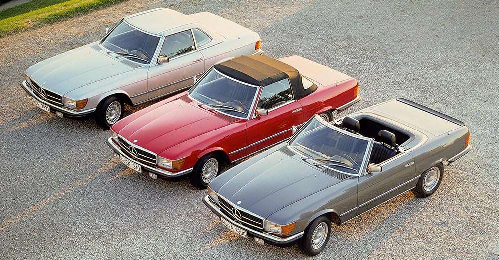 50 Jahre Mercedes Benz 280 Sl Bis 560 Sl Carpixx S Oldtimer Blog