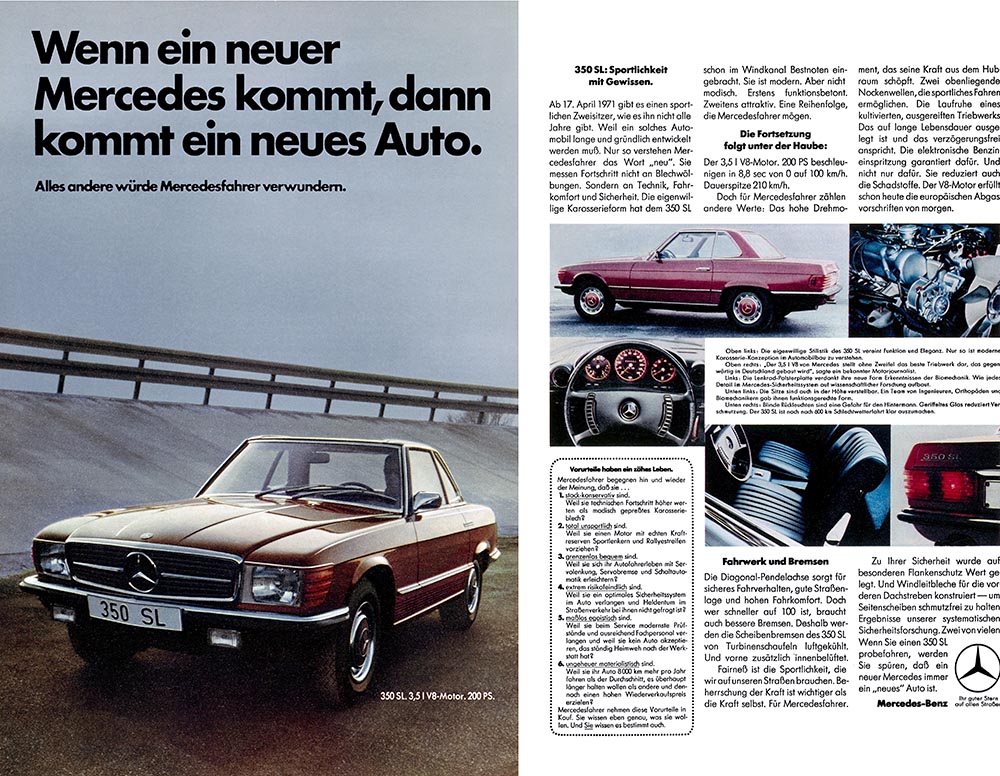 50 Jahre Mercedes Benz 280 Sl Bis 560 Sl Carpixx S Oldtimer Blog