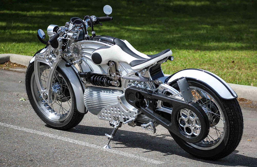 Curtiss One: Electric motorcycle with a 